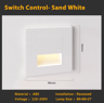 LED Radar Motion Sensor Stair Light  Recessed Indoor Wall Night Lamp 13