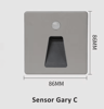 Waterproof LED Motion Sensor Stair Light  Magnetic Indoor  Outdoor Step Lamp 2