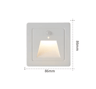3W IP65 LED Motion Sensor Stair Light  Waterproof Outdoor Step  Wall Lamp 4