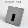220V LED Radar Motion Sensor Stair Light  Recessed Wall Night Lamp 9