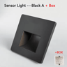 220V LED Radar Motion Sensor Stair Light  Recessed Wall Night Lamp 6