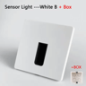 220V LED Radar Motion Sensor Stair Light  Recessed Wall Night Lamp 4