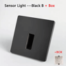 220V LED Radar Motion Sensor Stair Light  Recessed Wall Night Lamp 3