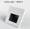 220V LED Radar Motion Sensor Stair Light  Recessed Wall Night Lamp 16