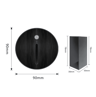 Round LED Motion Sensor Stair Light Recessed Wall Night Lamp 5