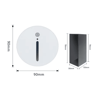 Round LED Motion Sensor Stair Light Recessed Wall Night Lamp 6