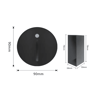 Round LED Motion Sensor Stair Light Recessed Wall Night Lamp 2
