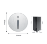 Round LED Motion Sensor Stair Light Recessed Wall Night Lamp 3