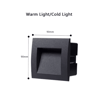 Waterproof Outdoor Recessed Wall Light  L140L180 LED Stair  Step Lamp 3