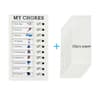 Reusable Kids Chore Chart Daily Planner Responsibility Checklist Board 6