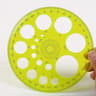 360 Degree Rotating Round Ruler Circular Drafting Ruler With Degree Markings 2