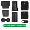 Tesla Model Y 2025 Juniper Console  Armrest Storage Organizer Box  Custom Fit Interior Storage Solu