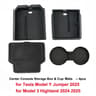 Tesla Model Y 2025 Juniper Console  Armrest Storage Organizer Box  Custom Fit Interior Storage Solu