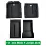 Tesla Model Y 2025 Juniper Console  Armrest Storage Organizer Box  Custom Fit Interior Storage Solu