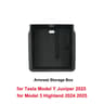 Tesla Model Y 2025 Juniper Console  Armrest Storage Organizer Box  Custom Fit Interior Storage Solu