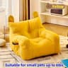 Cartoon Cat Sofa Bed Cozy Indoor Pet Couch With Washable Cover 3