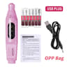 LINMANDA 6 In 1 Electric Nail Drill Portable Manicure Nail File Kit 5
