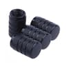 Aluminum Tire Valve Caps Knurled Car Wheel Air Stem Covers Set Of 4 1