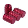 Aluminum Tire Valve Caps Knurled Car Wheel Air Stem Covers Set Of 4 5