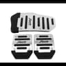 Universal Aluminum Manual Transmission Pedal Covers Non Slip Car Pedal Set 1