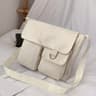 Canvas Crossbody Bag For Women Large Capacity Casual Shoulder Bag 2
