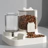 Automatic Pet Feeder With Water Fountain Large Capacity Food Dispenser For Dogs And Cats 2
