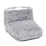 USB Electric Foot Warmer Slippers Soft Plush Heating Pad For Men And Women 1