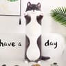 Cute Husky Body Pillow Long Plush Side Sleeper Pillow Soft Bed Decorative Gift 3