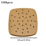 100 Piece Disposable Air Fryer Paper Liners Non Stick Oil Absorbing Baking Sheets 4