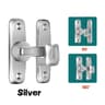Heavy Duty Flip Up Door Latch 90 And 180 Degree Zinc Alloy Security Lock 3