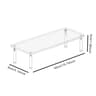 Multi Layer Acrylic Display Stand Transparent Trapezoid Shelf 9