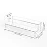 Multi Layer Acrylic Display Stand Transparent Trapezoid Shelf 10