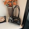 Korean Style Underarm Bow Shoulder Bag For Women 2