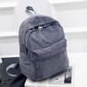 Corduroy Womens Backpack Fashion College School Travel Bag 4