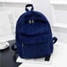 Corduroy Womens Backpack Fashion College School Travel Bag 2