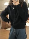 Elegant Womens Knit Button Cardigan Casual Loose Long Sleeve Winter Sweater 1