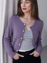 Elegant Womens Knit Button Cardigan Casual Loose Long Sleeve Winter Sweater 0