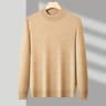 Mens Mock Neck Knit Sweater Casual Half Turtleneck Pullover 6