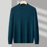 Mens Mock Neck Knit Sweater Casual Half Turtleneck Pullover 2