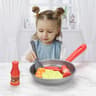 Montessori Wooden Kitchen Pretend Play Set Toddler Cooking Toy With Plates And Dishes 1
