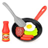 Montessori Wooden Kitchen Pretend Play Set Toddler Cooking Toy With Plates And Dishes 2