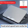 Q100 Gaming Laptop Cooling Pad LED Screen Laptop Cooler Stand 2600RPM Cooling Fan 1