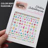 GlamShine Rhinestone Face Stickers Self Adhesive Face Gem Stickers Festival Makeup Jewels 13