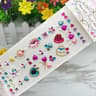 RadiantGlow Rhinestone Face Gems Self Adhesive Face Gem Stickers Festival Crystal Makeup Jewels 2