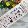 RadiantGlow Rhinestone Face Gems Self Adhesive Face Gem Stickers Festival Crystal Makeup Jewels 3
