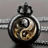 Retro Dragon Pocket Watch Quartz Vintage Antique Style Pendant Watch 10