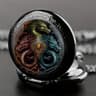 Retro Dragon Pocket Watch Quartz Vintage Antique Style Pendant Watch 5