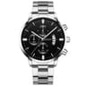 Mens Luxury Watch Stainless Steel Wrist Watch Quartz Business Calendar Silver 2