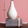 Minimalist Small Ceramic Vase White Flower Arrangement Bud Vase Home Decor Accent 4