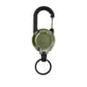Heavy Duty Retractable Keychain With Steel Wire Reel And Carabiner Clip 3